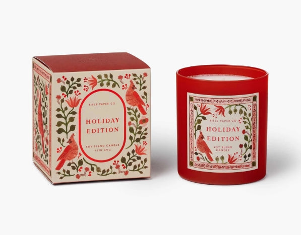 Rifle Paper Co. Cardinals Holiday Candle