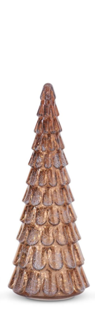 Copper Led Mercury Glass Tree