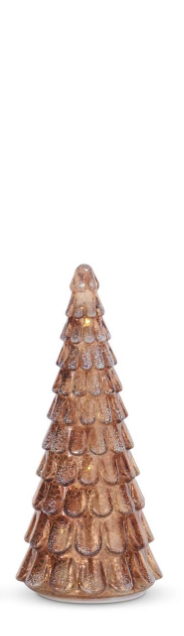 Copper Led Mercury Glass Tree