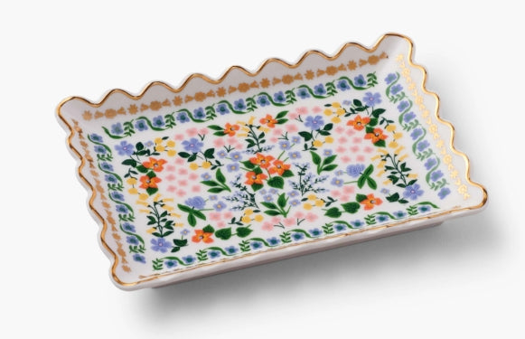 Rifle Paper Co. Wildwood Porcelain Catchall Tray