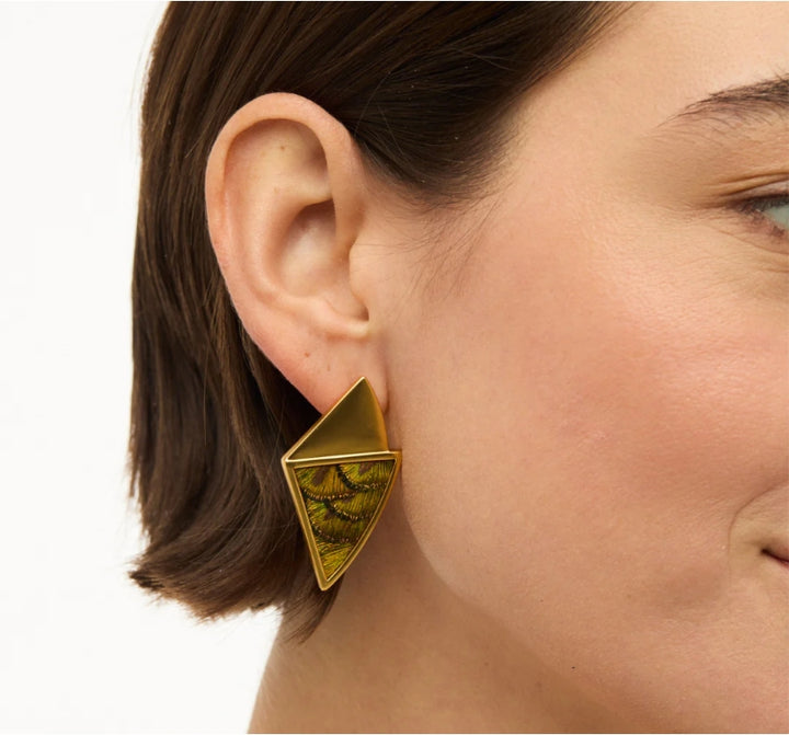 Brackish Heather Drop Earring