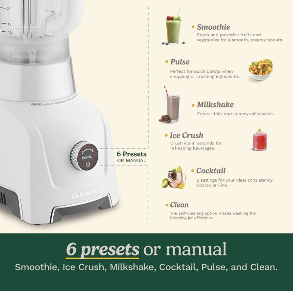 Cuisinart Hurricane® 48 oz Glass Jar Blender