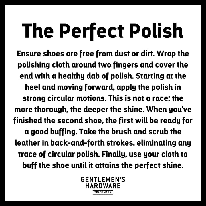 Gentlemen's Hardware Shoe Shine Kit