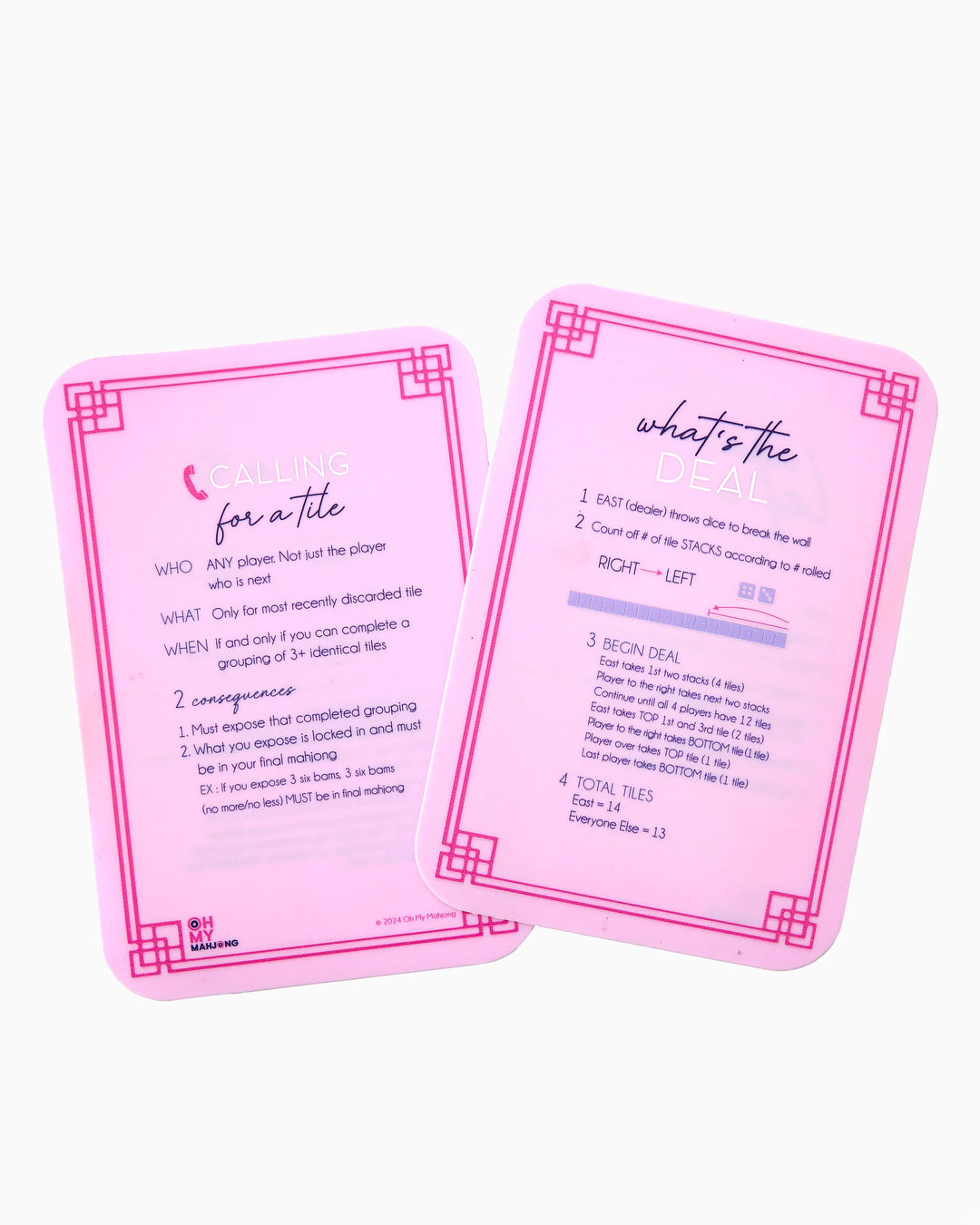 Oh My Mahjong Mahjong Tile Shufflers