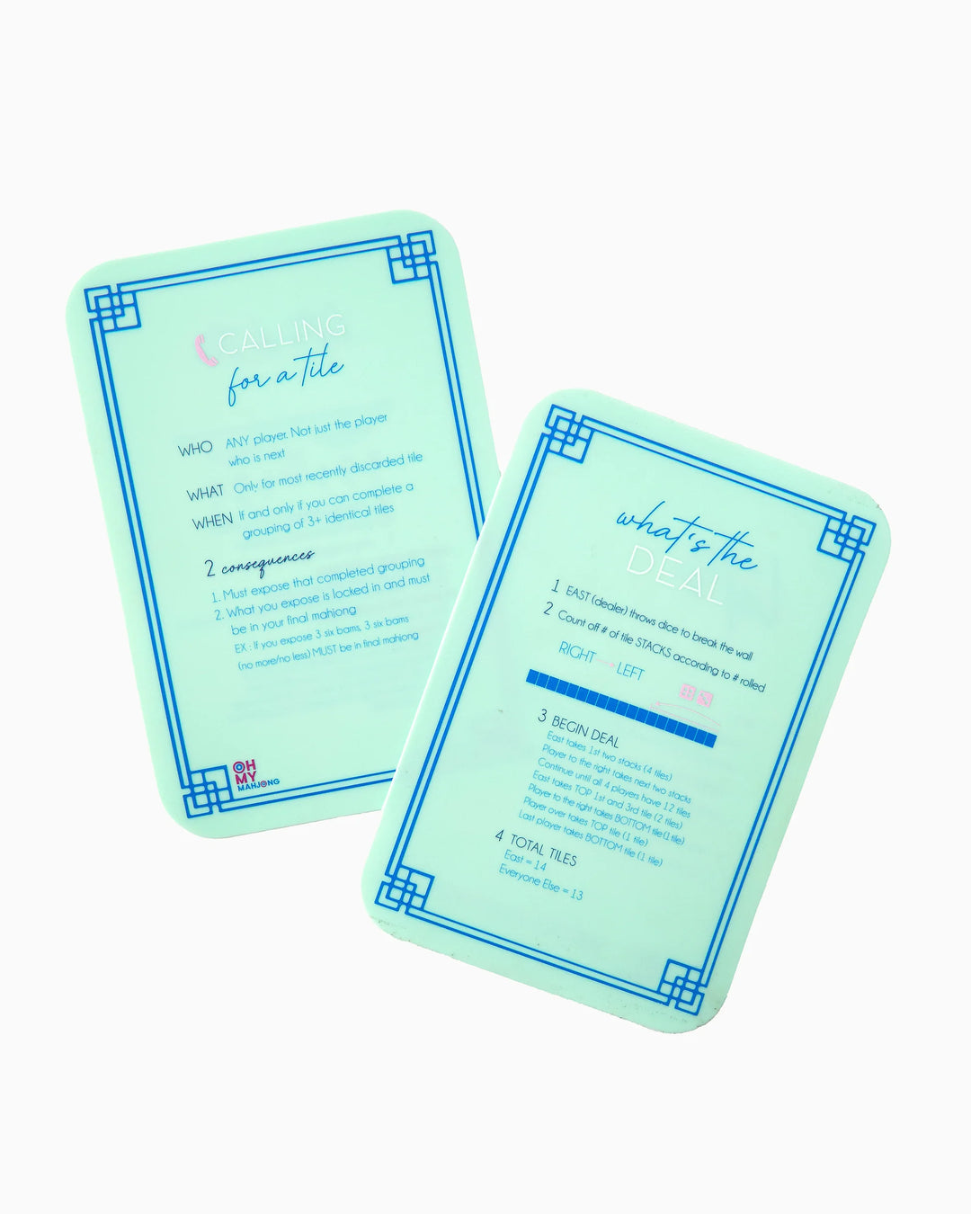 Oh My Mahjong Mahjong Tile Shufflers