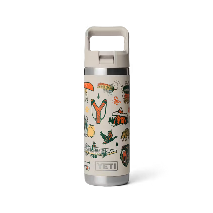 Yeti Rambler 18 oz Bottle with Straw Cap