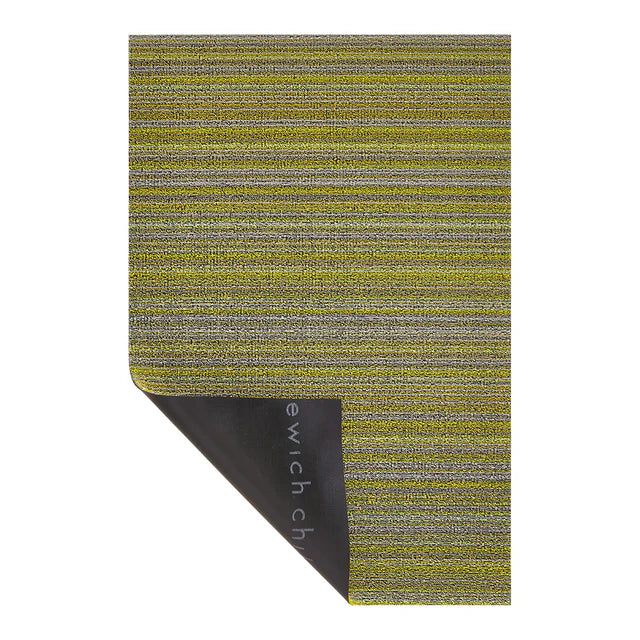 Chilewich Citron Skinny Stripe Shag Mat
