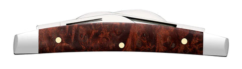 Smooth Brown Maple Burl Wood Small Congress