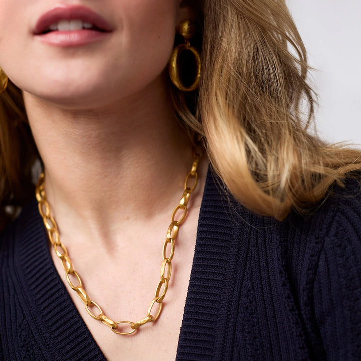 Julie Vos Gold Solara Link Necklace