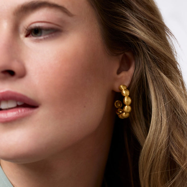 Julie Vos Gold Solara Nova Hoop Earrings