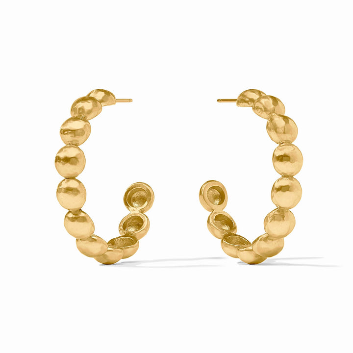 Julie Vos Gold Solara Nova Hoop Earrings