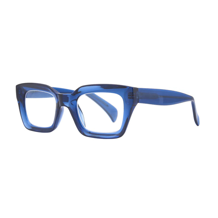 Ryan Simkhai Eyeshop Sophie Readers Transparent Blue