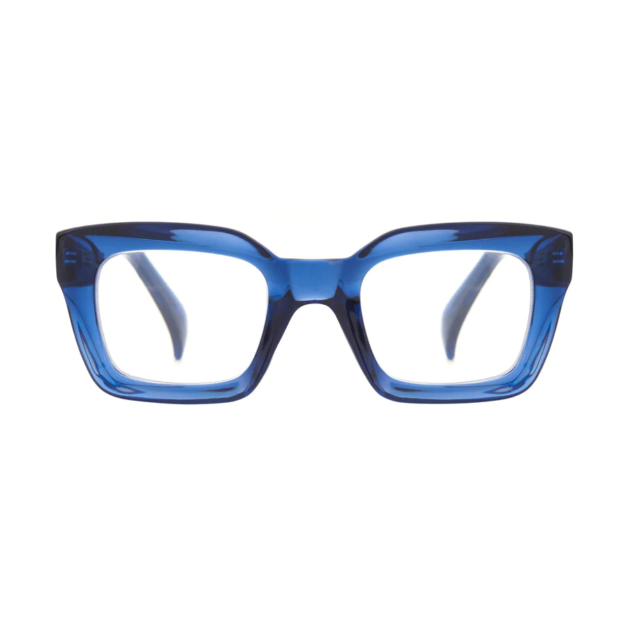 Ryan Simkhai Eyeshop Sophie Readers Transparent Blue
