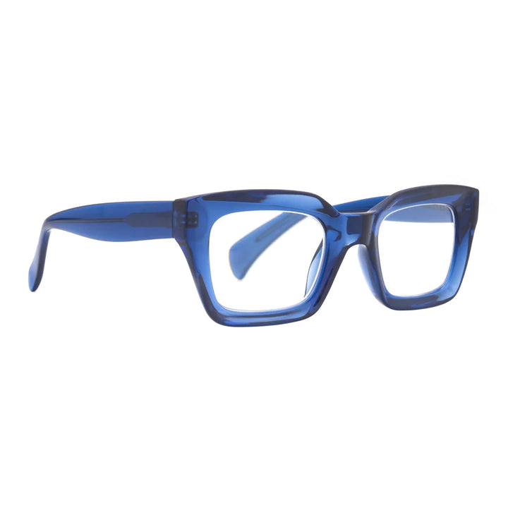 Ryan Simkhai Eyeshop Sophie Readers Transparent Blue