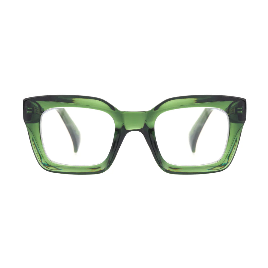 Ryan Simkhai Eyeshop Sophie Readers Transparent Green