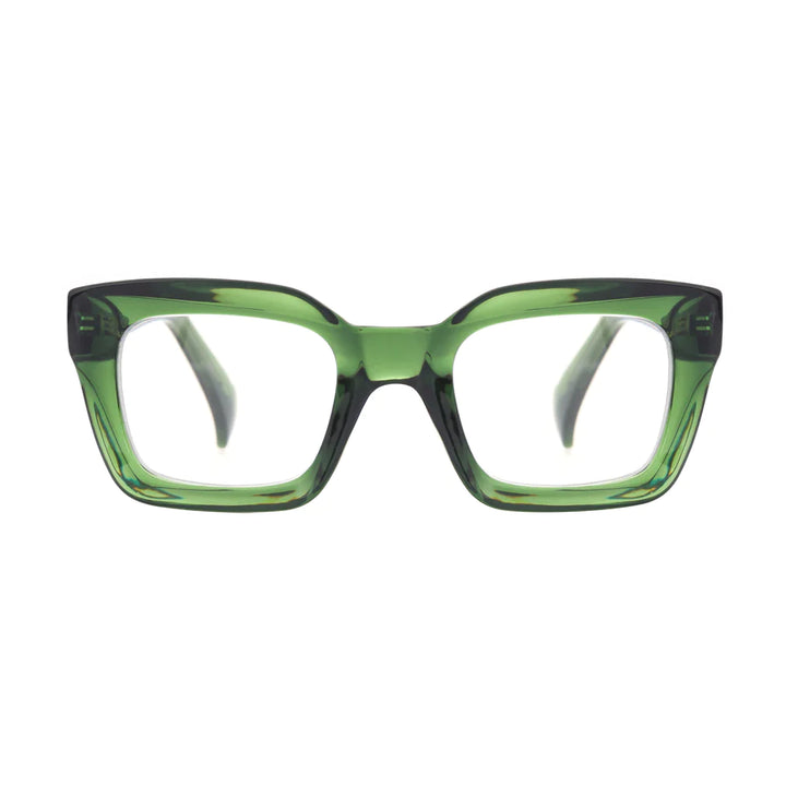 Ryan Simkhai Eyeshop Sophie Readers Transparent Green