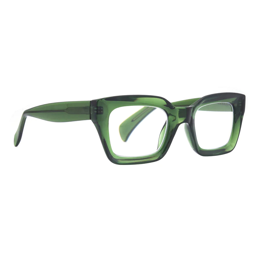 Ryan Simkhai Eyeshop Sophie Readers Transparent Green