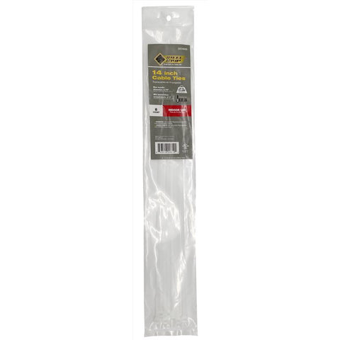 Steel Grip 14 In. Cable Tie - White