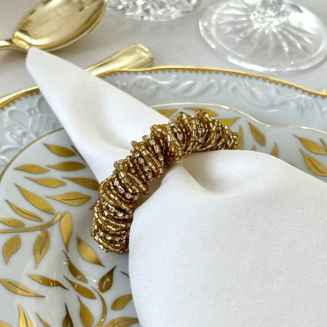 Stellar Cuff Beaded Napkin Ring