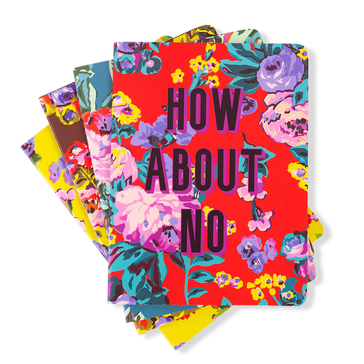 Furbish Studio Stitched Notebook Set Bold Floral