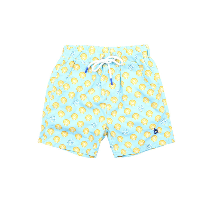 Blue Quail Men's Seashells Swim Trunks
