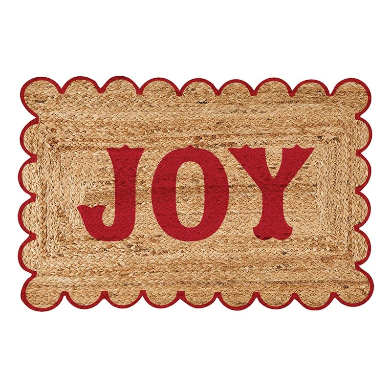 Joy Scallop Jute Doormat