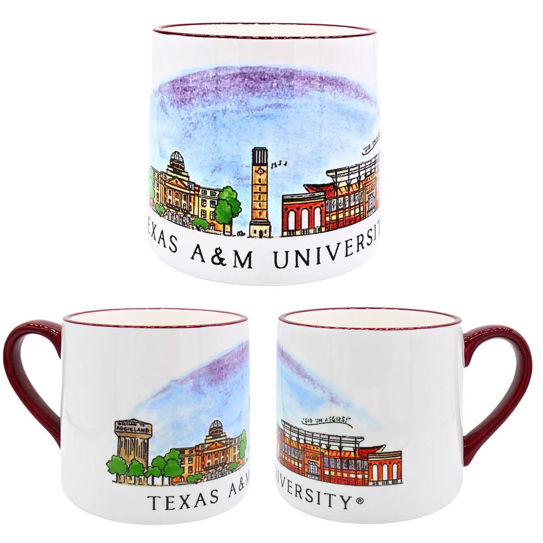 Texas A&M Skyline Mug
