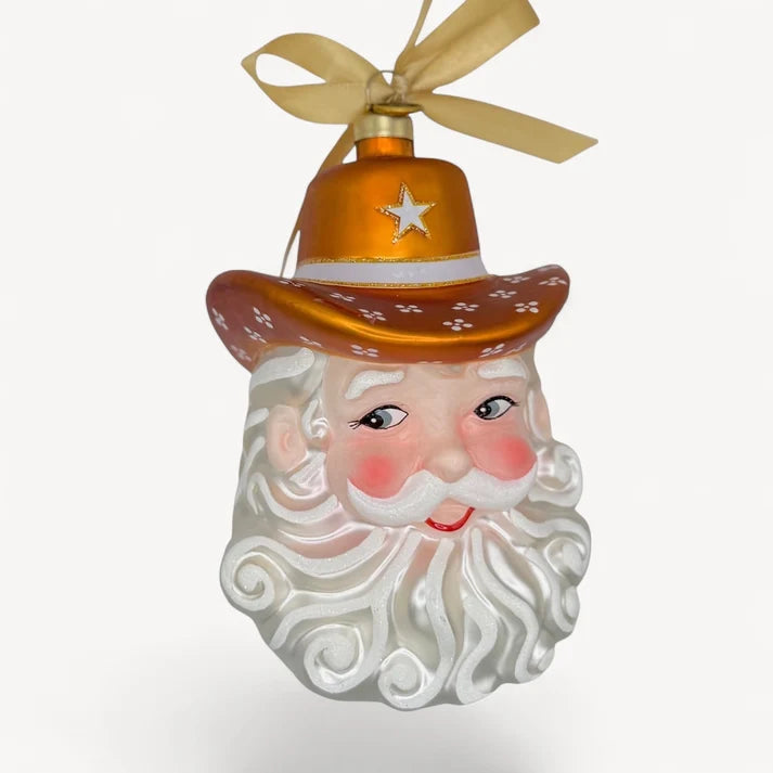 Texan Christmas Game Day Burnt Orange Cowboy Santa 2026 Edition