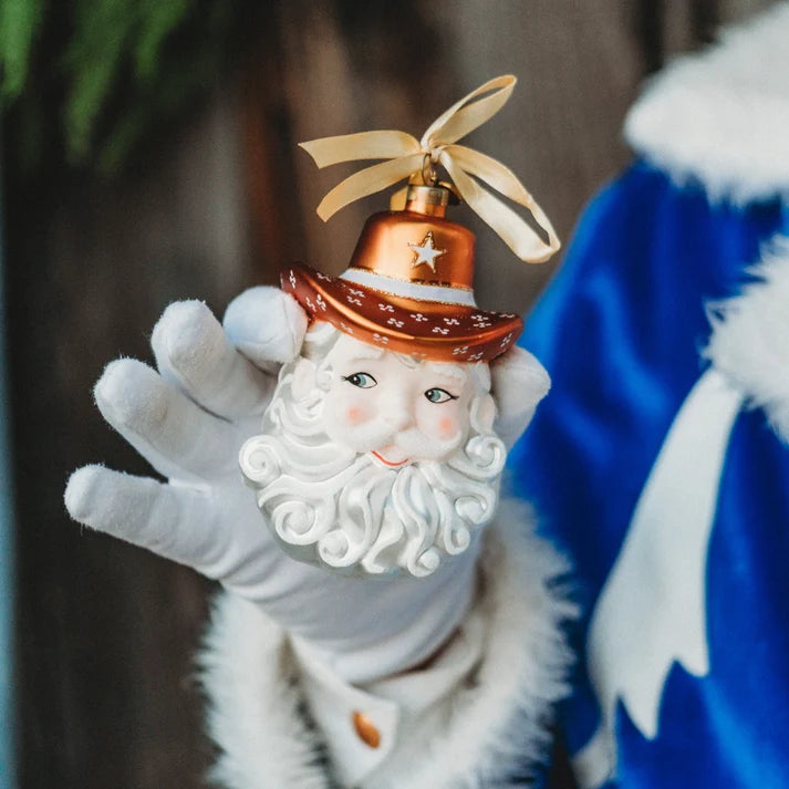 Texan Christmas Game Day Burnt Orange Cowboy Santa 2026 Edition