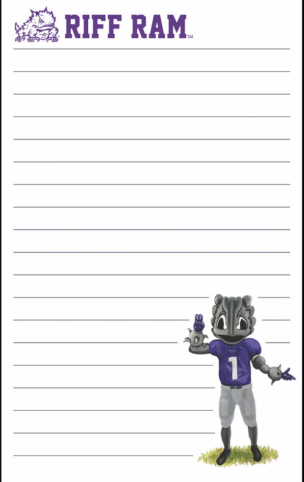 TCU Mascot Notepad