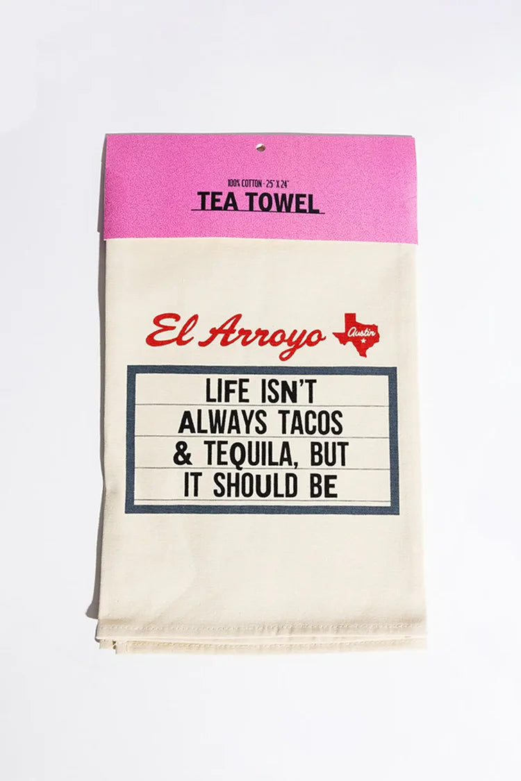 El Arroyo Marquee Tea Towel
