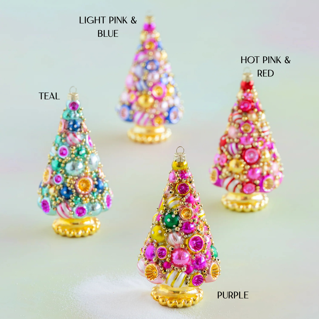 Glitterville Golden Grandeur Tree Ornament