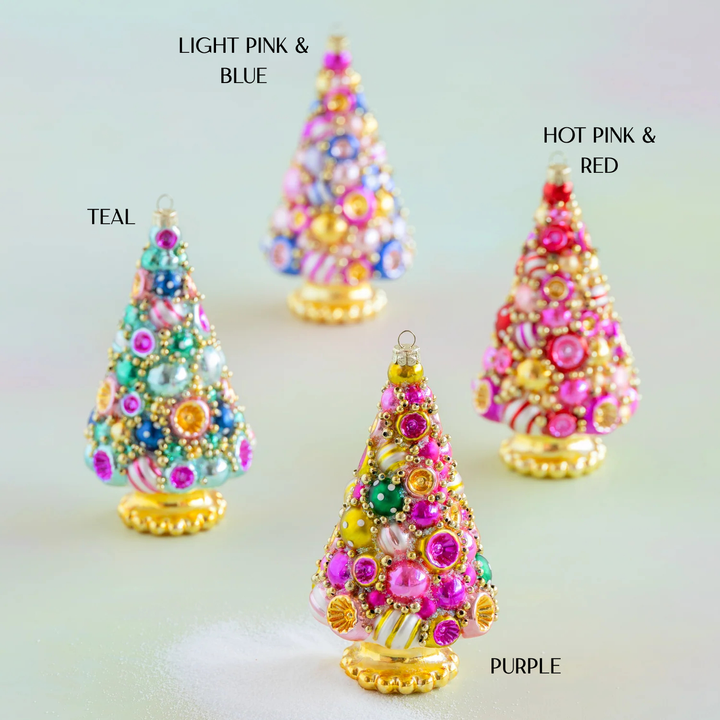 Glitterville Golden Grandeur Tree Ornament