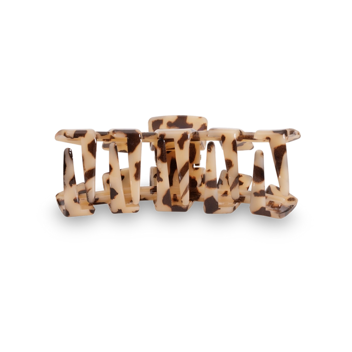 TELETIES Classic Hair Clip Blonde Tortoise