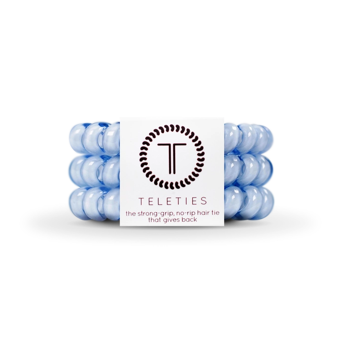 TELETIES Washed Denim Hair Ties