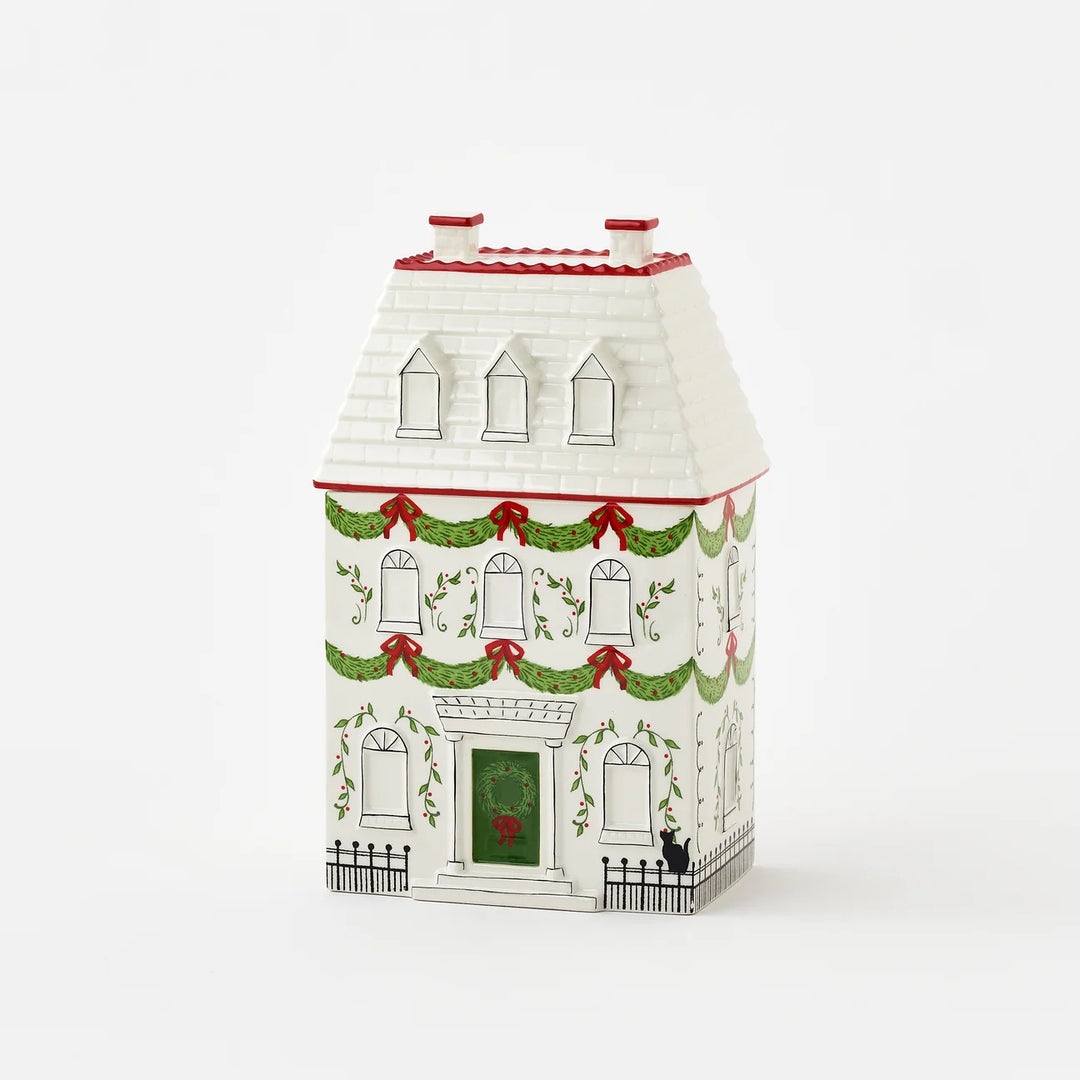 Holiday House Cookie Jar