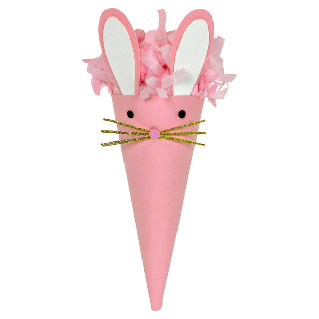 Mini Surprise Cone Easter Bunny - Pink