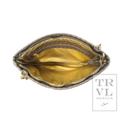 TRVL Design - Luxe Convertible Clutch - Woven Bronze