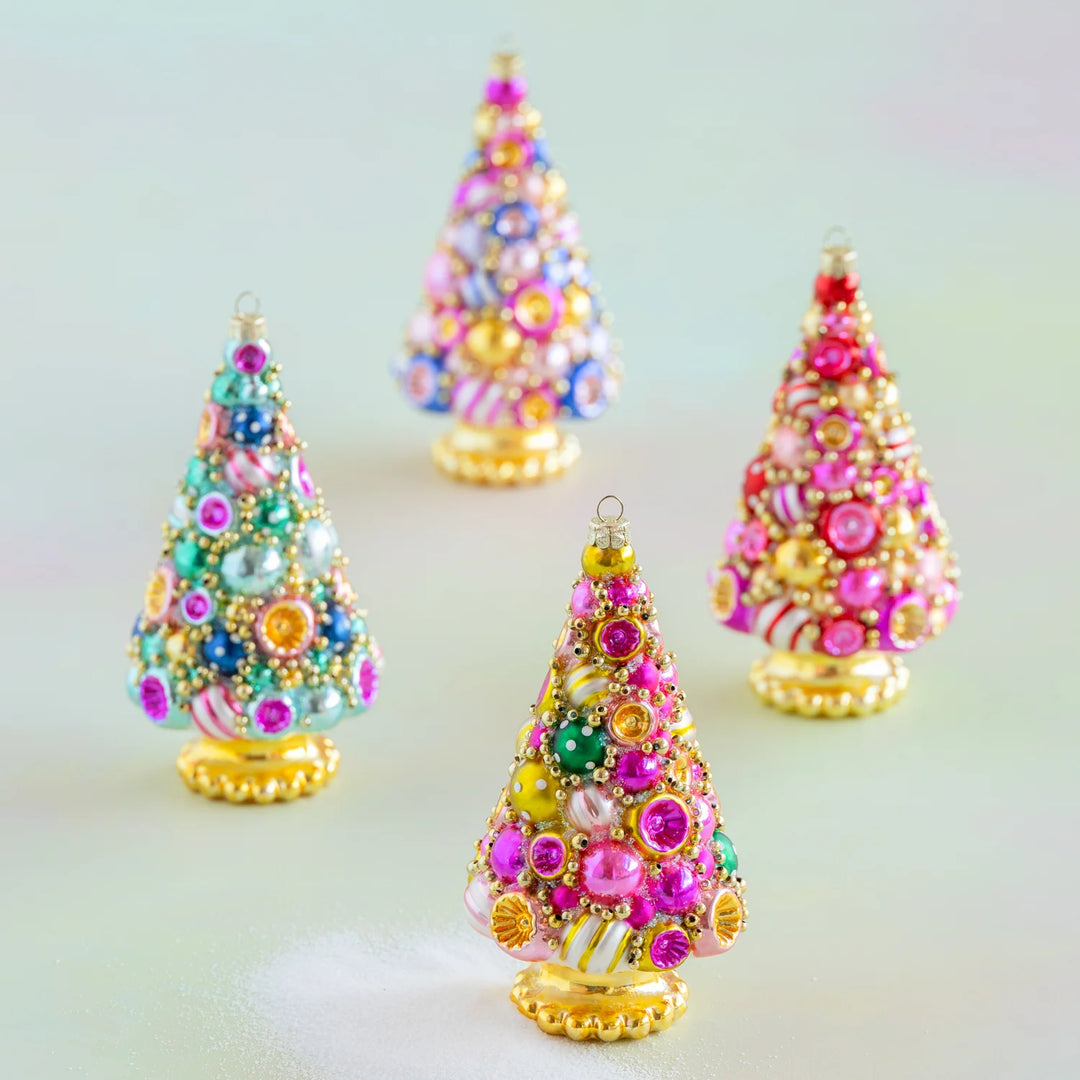 Glitterville Golden Grandeur Tree Ornament