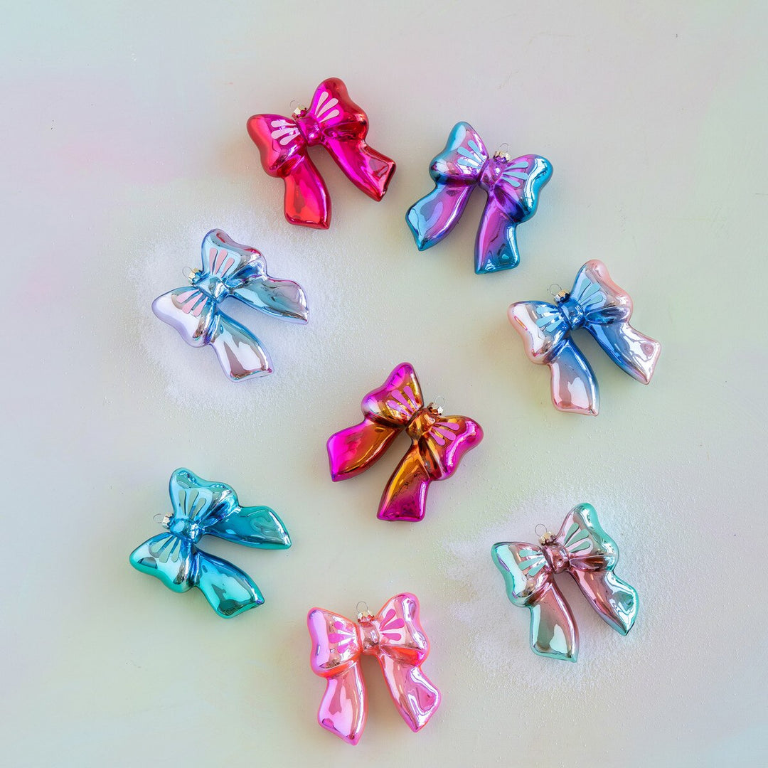 Glitterville Ombre GloBow Ornament