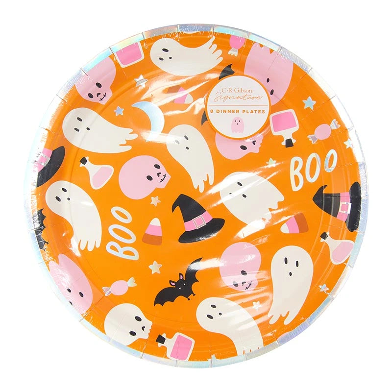 Boo Halloween Dinner Paper Plate