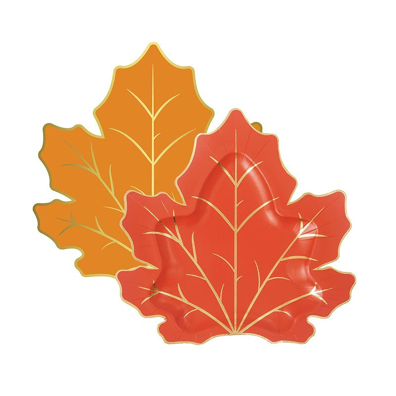 Harvet Plaid Lunch Paper Plate