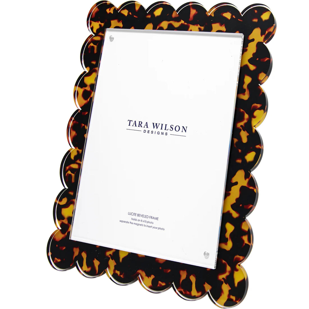 Tara Wilson Scallop Picture Frame Tortoise