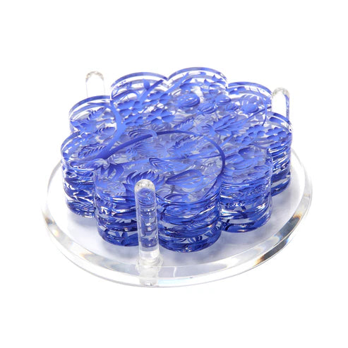 Tara Wilson Scallop Drink Coasters