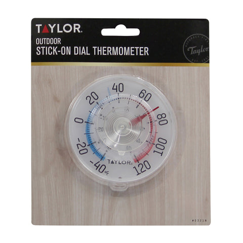 Taylor Stick-on Dial Thermometer - 3.5 in.