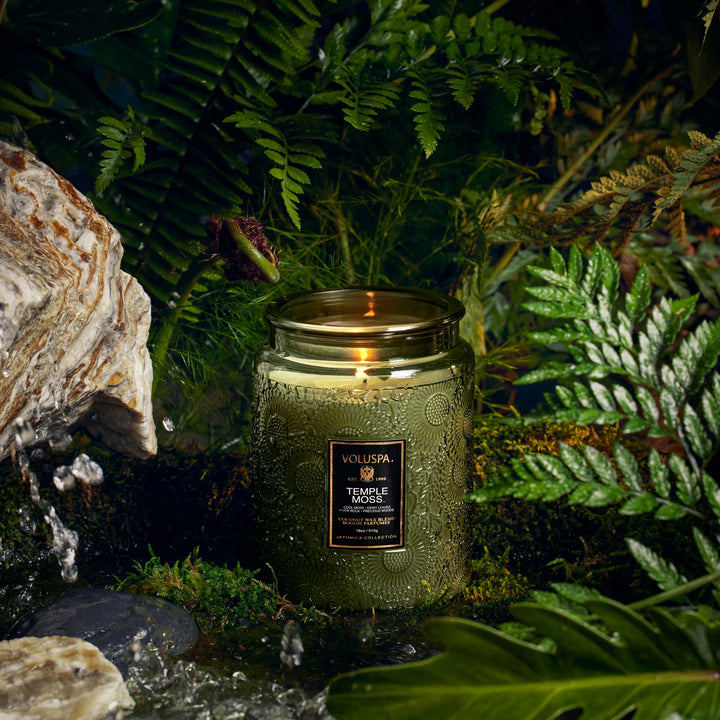 Voluspa Temple Moss Candle