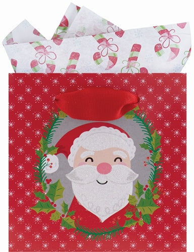 The Gift Wrap Company - Holiday Portraits Petite Square Gift Bag