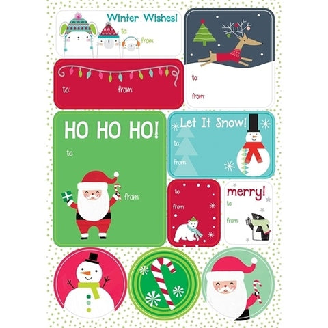 The Gift Wrap Company - Oh What Fun Label Sheets