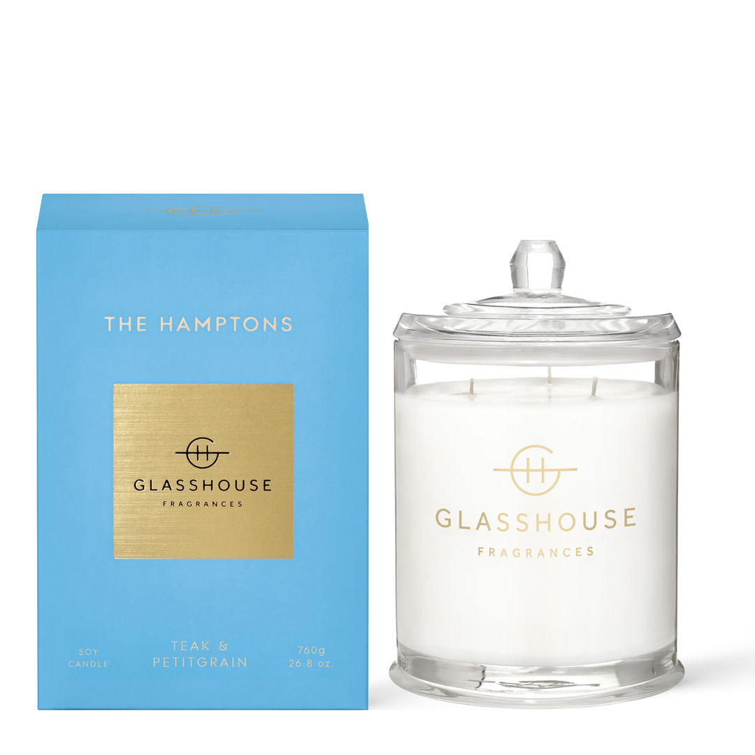 Glasshouse Fragrances Scented Soy Candle The Hamptons