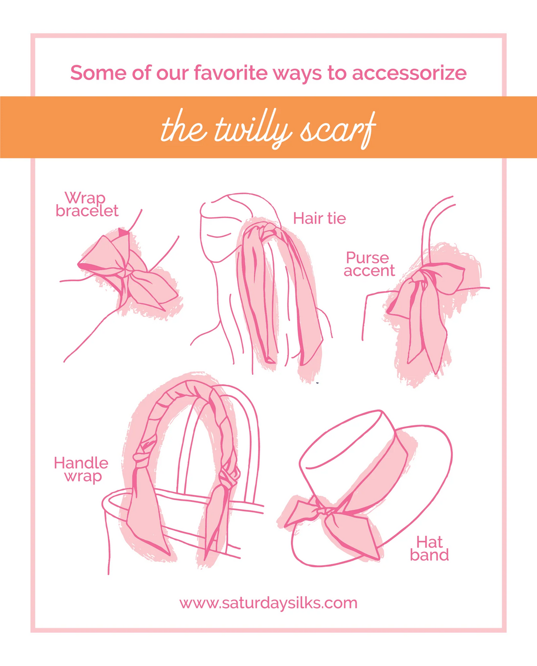 Saturday Silks TCU Horned Frogs Skinny Scarf